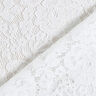 Tecido fino de renda Motivo floral – branco,  thumbnail number 6