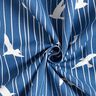 Tecido para decoração Meio linho Panamá Gaivotas – azul-oceano/branco,  thumbnail number 3