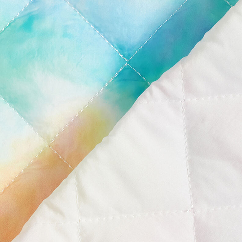 Tecido acolchoado Arco-íris Gradação de cor – branco/mistura de cores,  image number 4