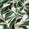 Tecido para decoração Lona plantas sofisticadas – verde escuro/natural,  thumbnail number 2