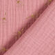Musselina/ Tecido plissado duplo Dentes-de-leão Brilho – rosa-velho escuro/dourado,  thumbnail number 4