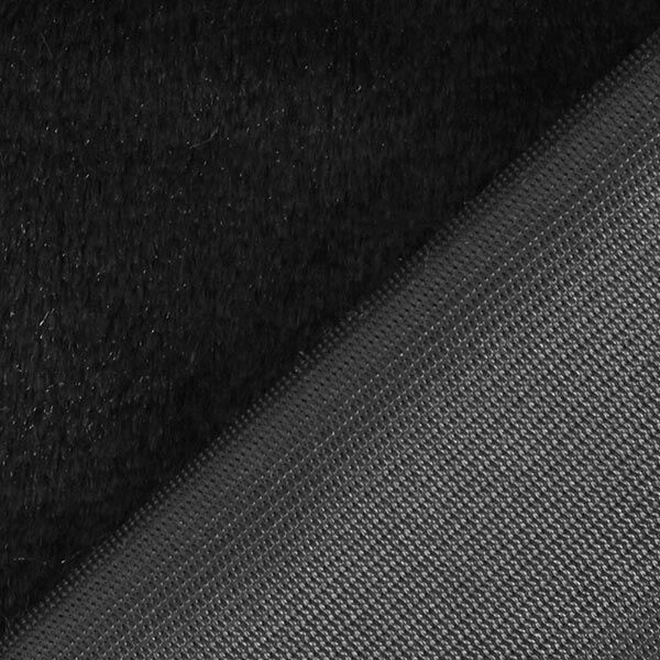 Tecido para estofos Pelo artificial – preto,  image number 5
