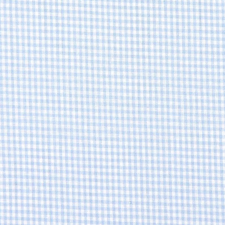 Tecido de algodão Vichy - 0,2 cm – azul claro,  image number 1
