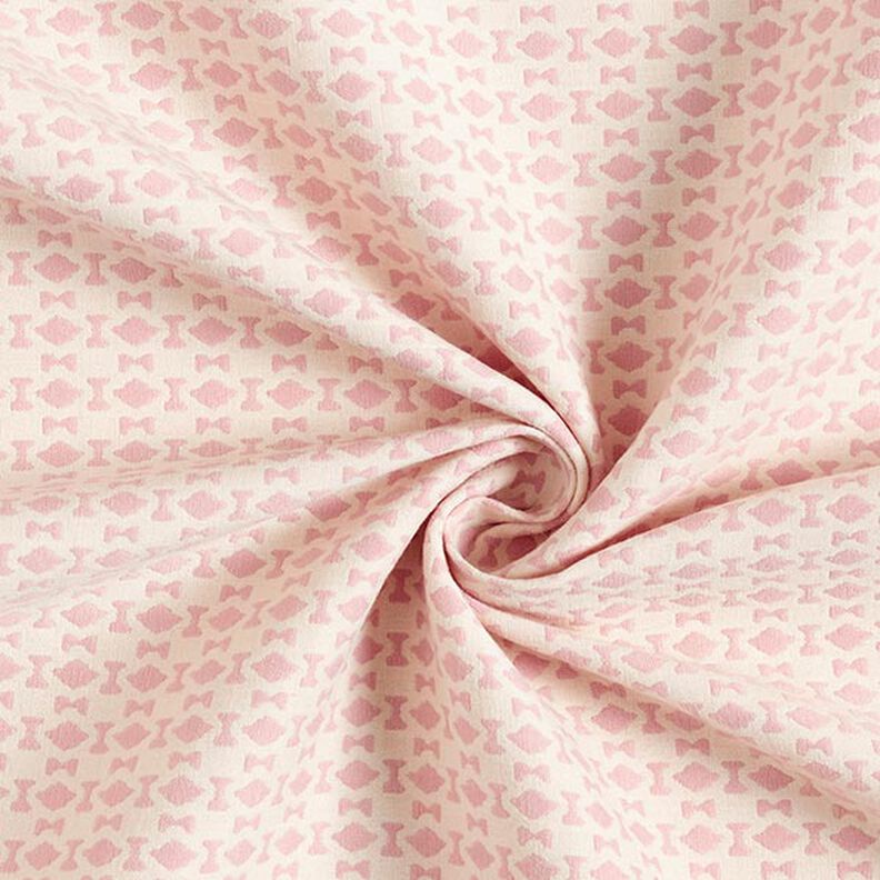 Padrão de losangos em jacquard – rosa/branco sujo,  image number 3