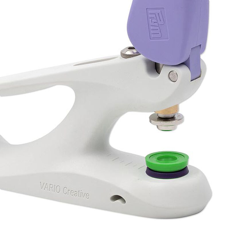 Conjunto de ferramentas para ilhós [8 peças | Ø 11+14 mm] | Prym – prateado metálica/verde escuro,  image number 3