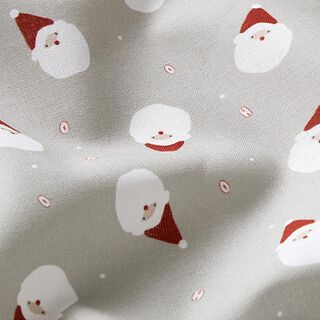 Tecido de algodão Cretone Pais Natal – cinzento claro, 