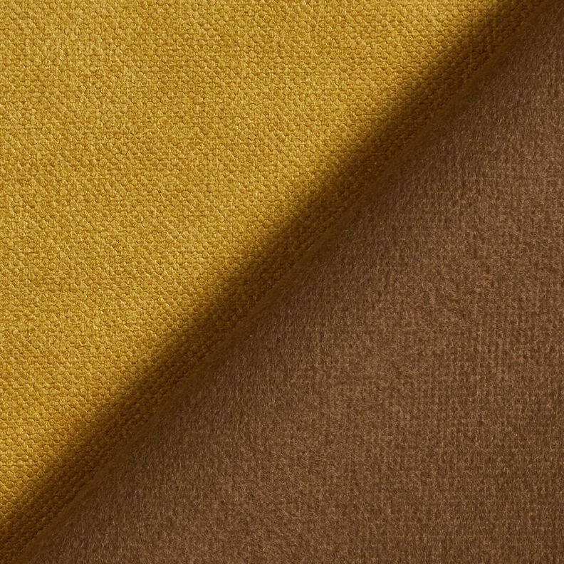 Tecido para estofos Look de veludo – mostarda,  image number 3
