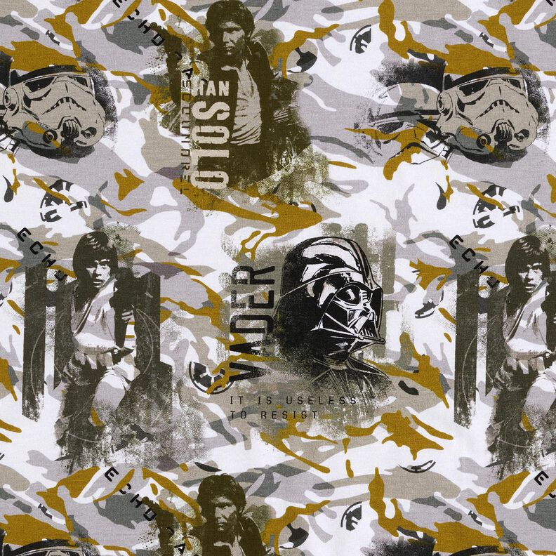 Jersey de algodão Camuflagem | Star Wars – branco sujo,  image number 1