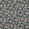 Algodão revestido Flores românticas – verde escuro,  thumbnail number 1