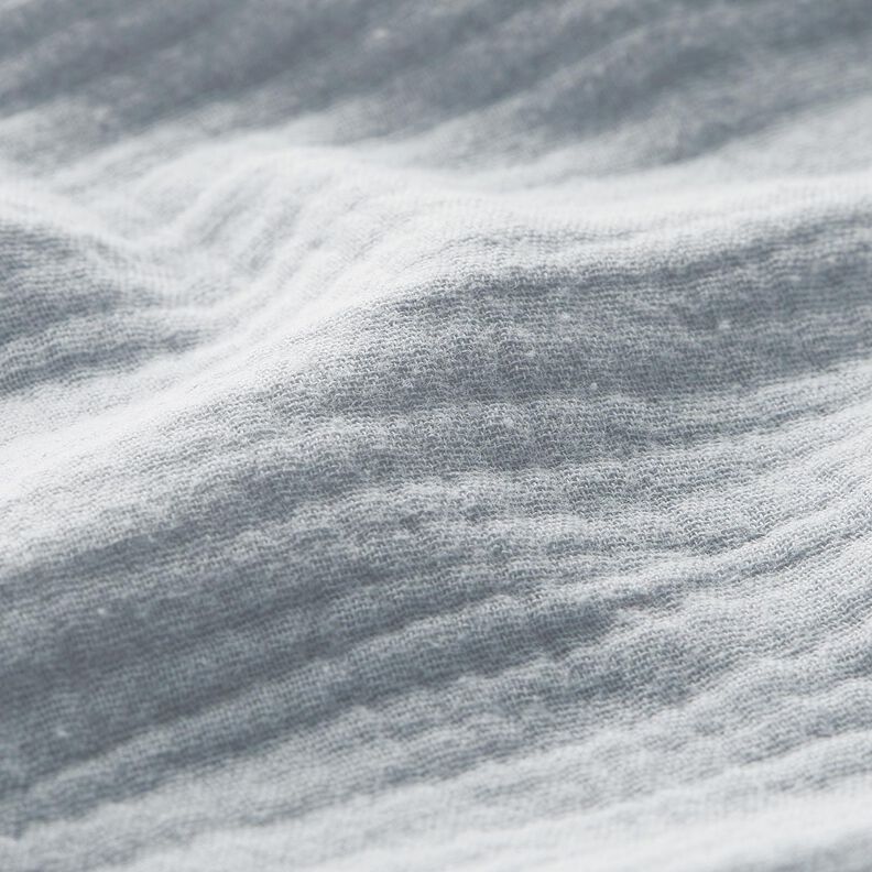 Musselina/ Tecido plissado duplo – cinzento claro,  image number 3