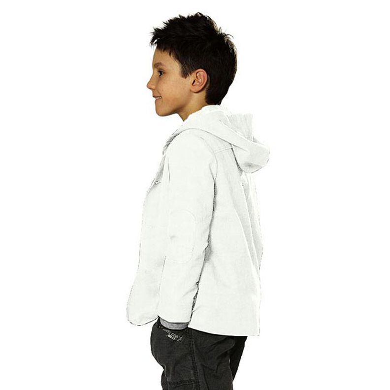 Tecido aveludado Nicki Liso – branco sujo,  image number 4