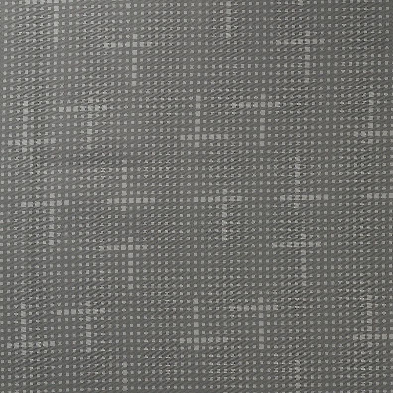 Tecido para forro Jacquard Quadrados irregulares – cinzento escuro,  image number 1