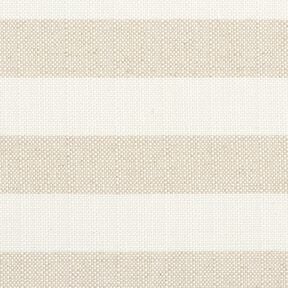 Tecido para decora&ccedil;&atilde;o Panam&aacute; Riscas grossas &ndash; bege claro/natural, 