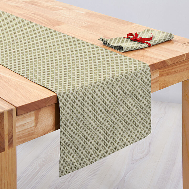 Tecido de algodão Popelina Pequenos losangos – verde-pinheiro,  image number 8