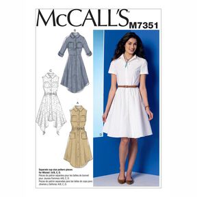 Vestido|Cinto, McCalls | 32 - 40, 