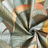 Tecido para decoração Meio linho Panamá Folhas de bananeira – cobre/caqui,  thumbnail number 3