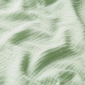 GOTS Musselina/ Tecido plissado duplo | Tula – eucalipto, 