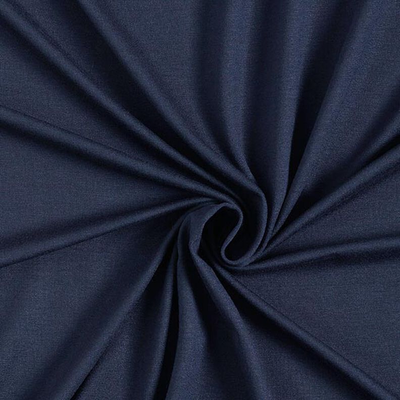 Jersey de viscose Leve – azul-noite,  image number 1