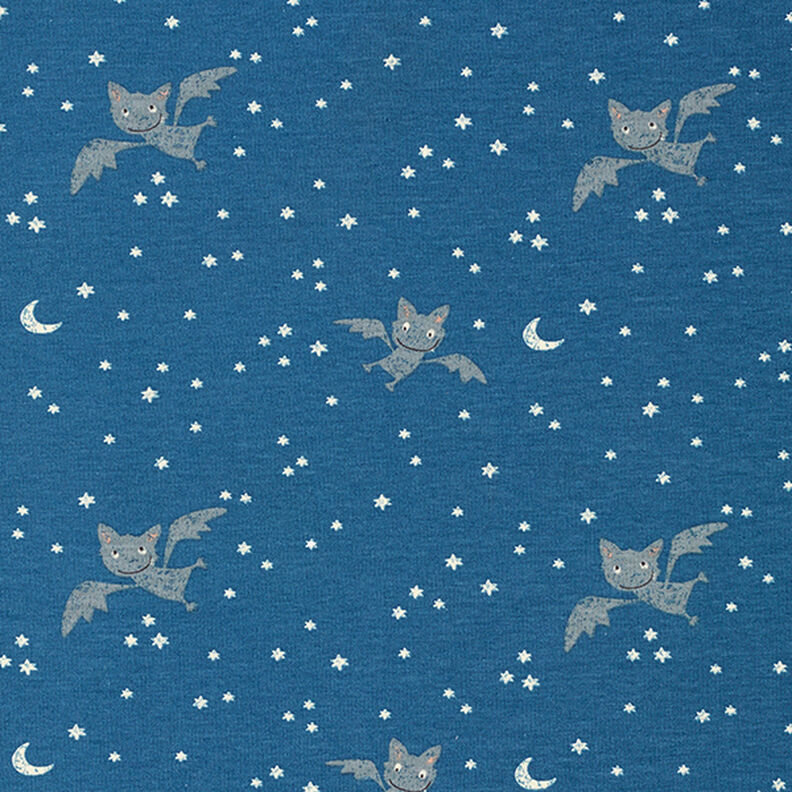 Jersey de algodão Morcego atrevido – azul ganga,  image number 1