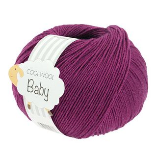 Cool Wool Baby, 50g | Lana Grossa – vermelho violeta médio, 