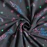 Jersey de algodão Unicórnios néon e arco-íris – antracite,  thumbnail number 4