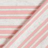 Jersey de viscose Riscas brilhantes irregulares – branco sujo/rosé,  thumbnail number 4