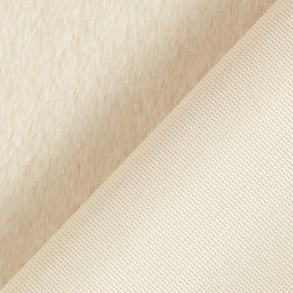 Tecido para estofos Pelo artificial – branco sujo,  image number 5