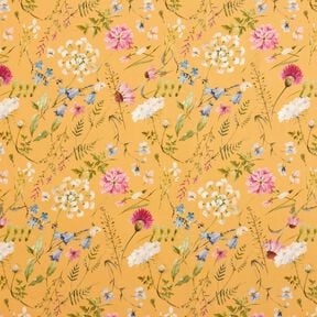 Tecido para exteriores Lona Flores silvestres – amarelo-sol, 