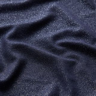 Jersey de viscose Brilho – azul-noite, 