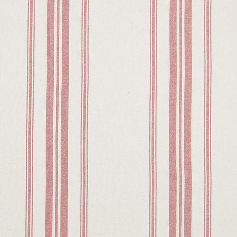 Tecido para decoração Lona Riscas tecidas – vermelho,  image number 1