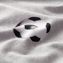 Jersey de algodão Bola de futebol Impressão Digital – cinzento, 