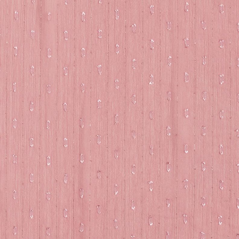 Chiffon Dobby Metálico Riscas de Giz – rosa-velho escuro/prata metálica,  image number 1