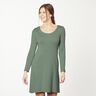 Jersey de algodão médio liso – verde-pinheiro,  thumbnail number 6