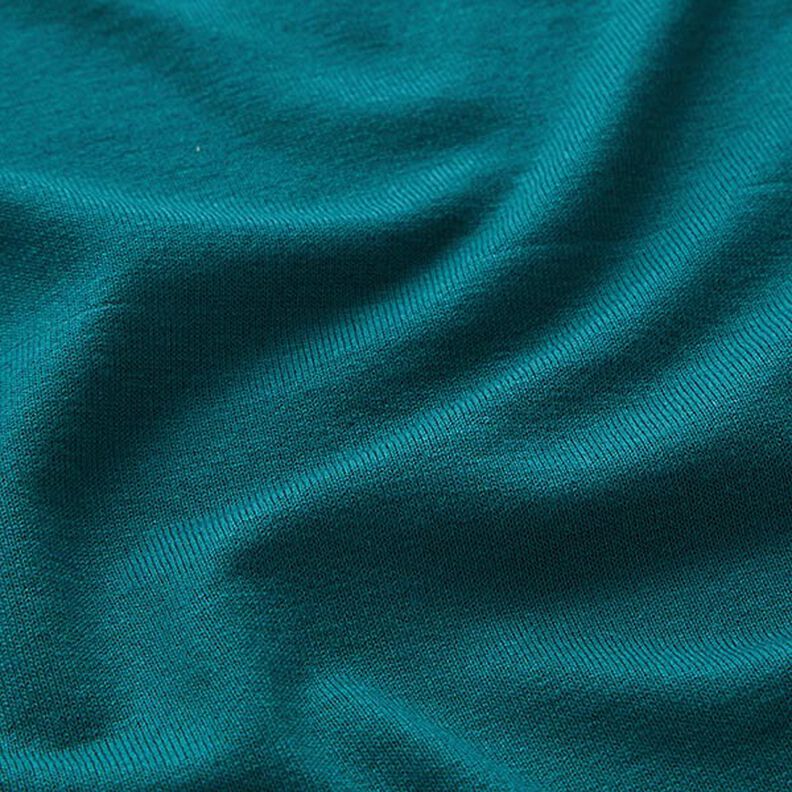 Jersey de viscose Leve – azul petróleo,  image number 3