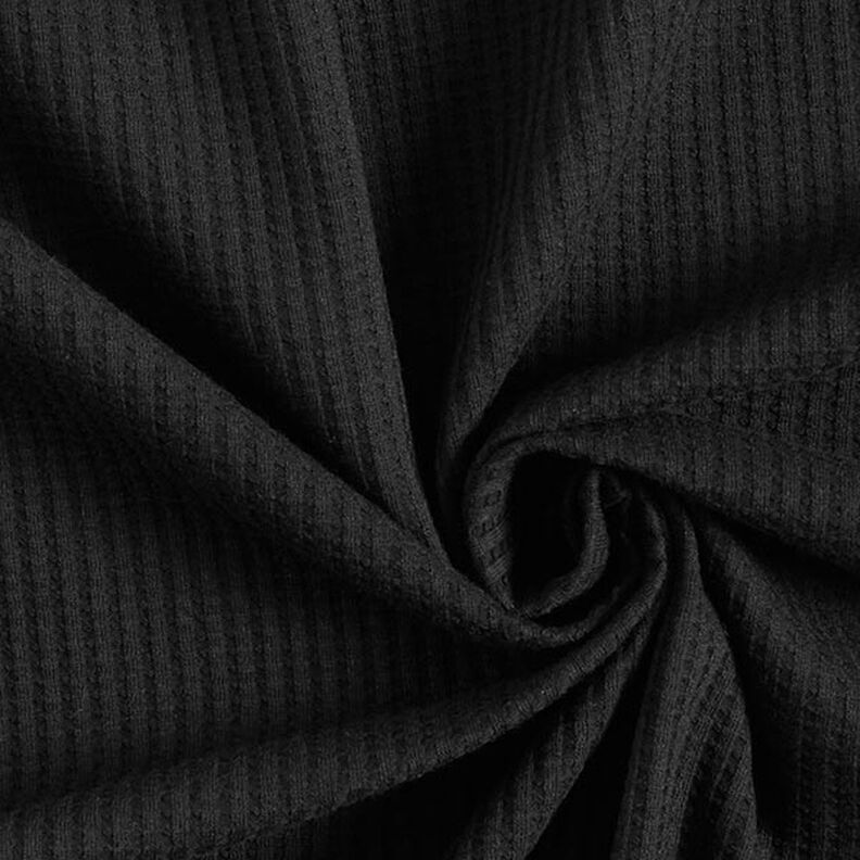 Jersey favos de algodão lisa – preto,  image number 1