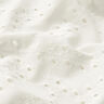 Tecido de algodão Bordado inglês Gotas – branco,  thumbnail number 2