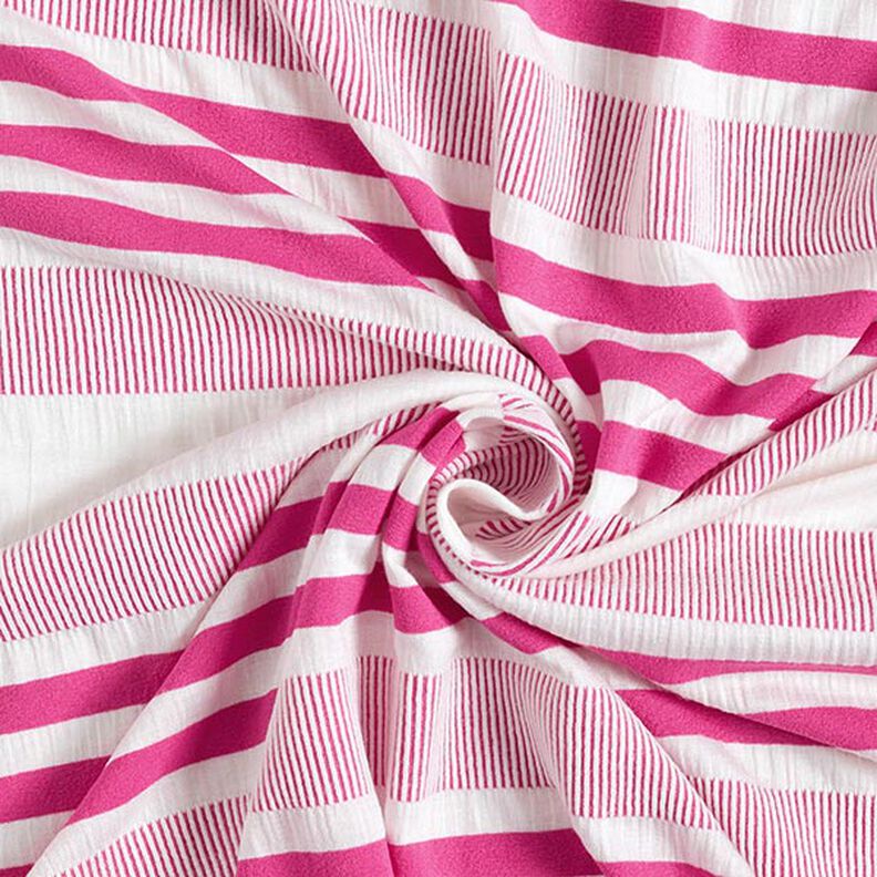 Jersey de viscose Colisão – branco/pink,  image number 4