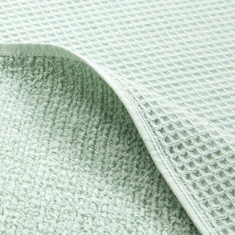 Tecido turco/Tecido piqué em favo Liso – menta clara,  image number 5