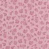 Musselina/ Tecido plissado duplo Pequenas gavinhas florais – rosa,  thumbnail number 1
