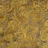 Jacquard para vestuário Paisley metálico – dourado/preto,  thumbnail number 1