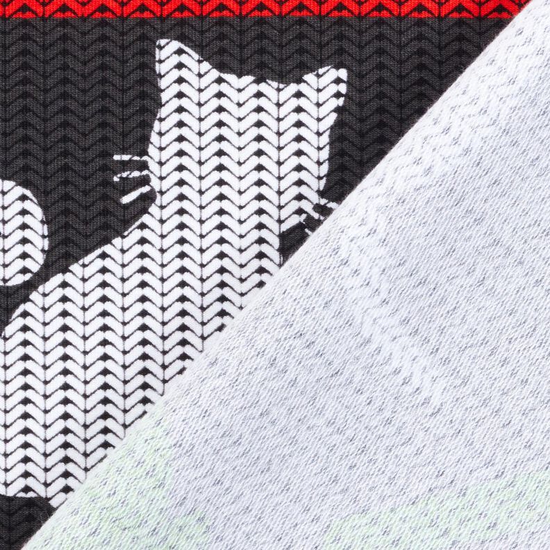 French Terry Meow | Glitzerpüppi – granito/amarelo-limão,  image number 4