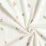 Ajour Jersey de algodão Túlipas – marfim,  thumbnail number 3