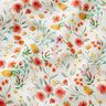 Bombazine para bebé Prado de flores aguarela Impressão Digital – branco sujo,  thumbnail number 2