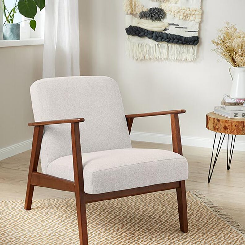 Tecido para estofos discretamente mesclado – bege claro,  image number 6