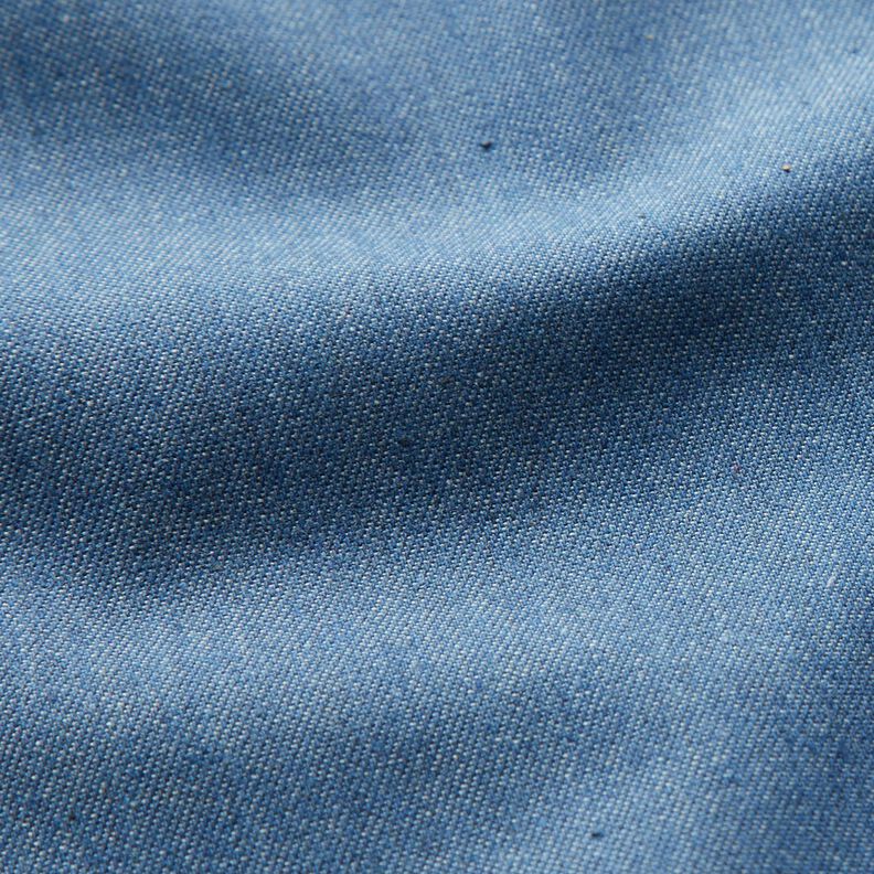 Denim de algodão, médio – azul,  image number 2