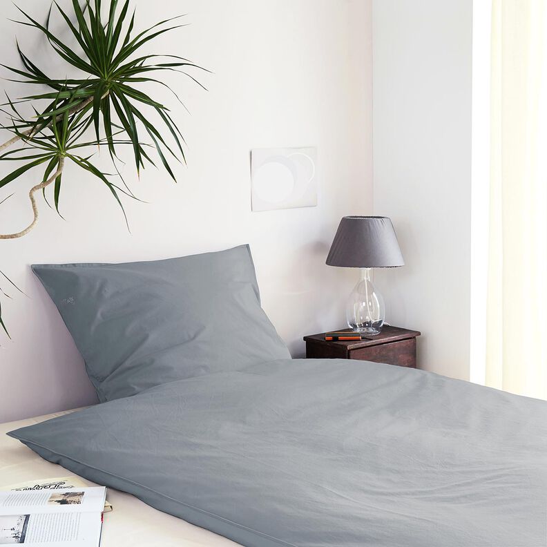 Tecido de algodão Cretone Liso – cinzento-pérola,  image number 6