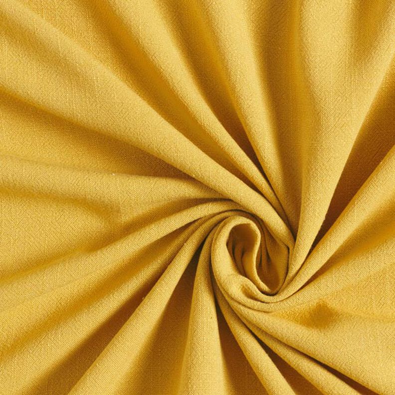 Tecido de linho e viscose – mostarda,  image number 1