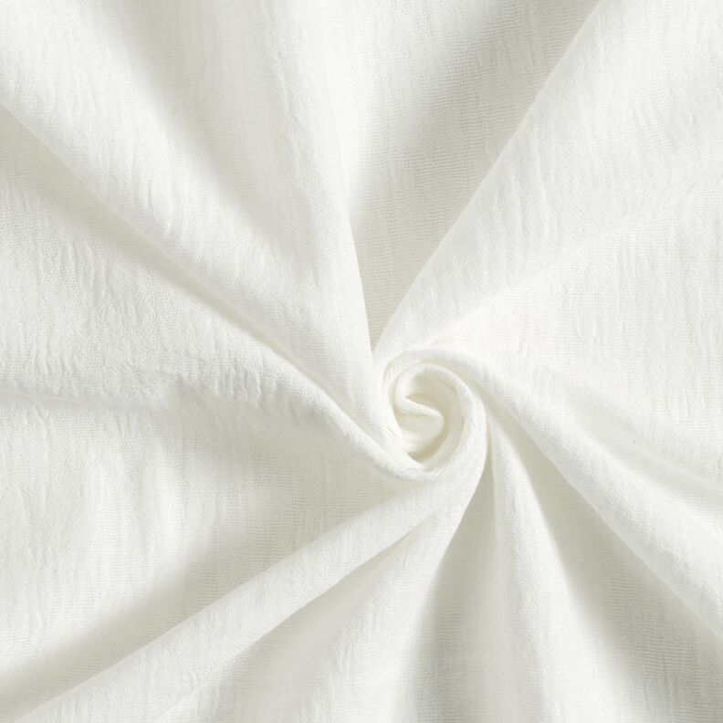 Musselina/ Tecido plissado duplo Jacquard Flores – branco sujo,  image number 4