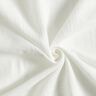 Musselina/ Tecido plissado duplo Jacquard Flores – branco sujo,  thumbnail number 4