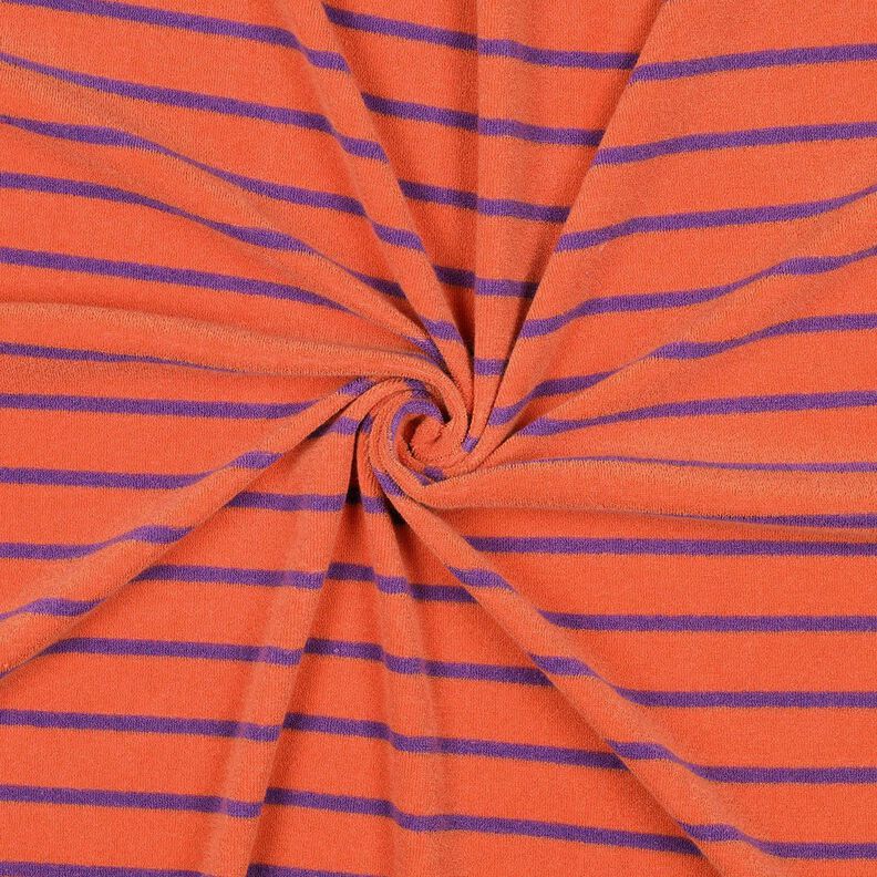 Tecido turco Jersey Riscas | Poppy Fabrics – laranja/vermelho violeta médio,  image number 3